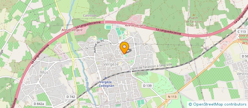 localisation de l'entreprise WHAT'S UP  VERGEZE