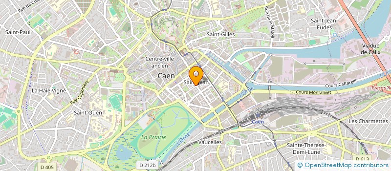 localisation de l'entreprise WHAT'S UP CLASS à CAEN