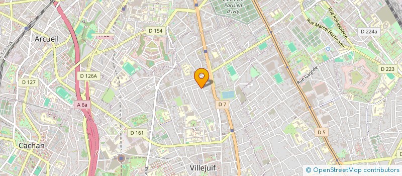 localisation de l'entreprise WHAT'S UP DOC  VILLEJUIF