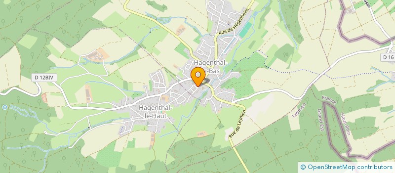 localisation de l'entreprise WHAT'S UP DOC  HAGENTHAL-LE-BAS