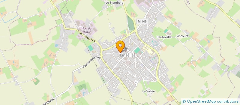 localisation de l'entreprise WHAT'S UP FOR à LINSELLES