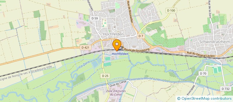 localisation de l'entreprise WHAT SOLUTIONS  HOCHFELDEN