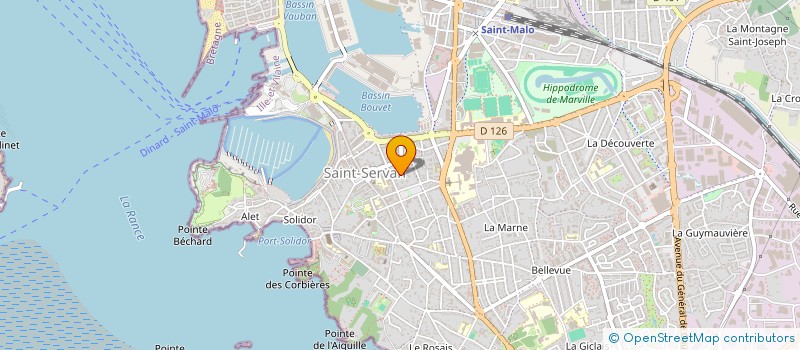 localisation de l'entreprise WHAT SPIRIT  SAINT-MALO