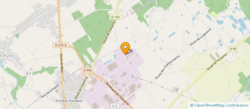 localisation de l'entreprise WHAT THE FRESH  LE CONTROIS-EN-SOLOGNE