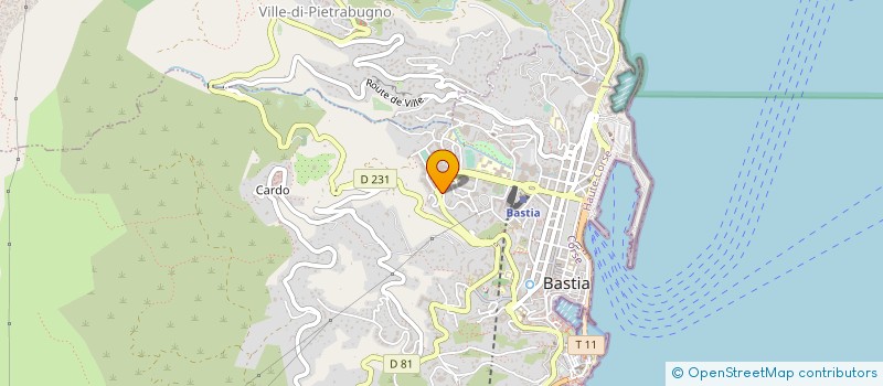 localisation de l'entreprise WHATISEAT ENTREPRISE à BASTIA