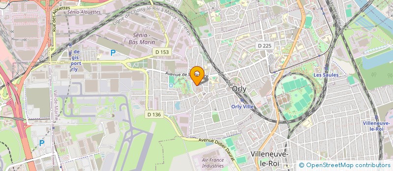 localisation de l'entreprise WHB  ORLY