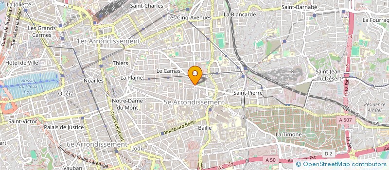 localisation de l'entreprise WHBSM à MARSEILLE
