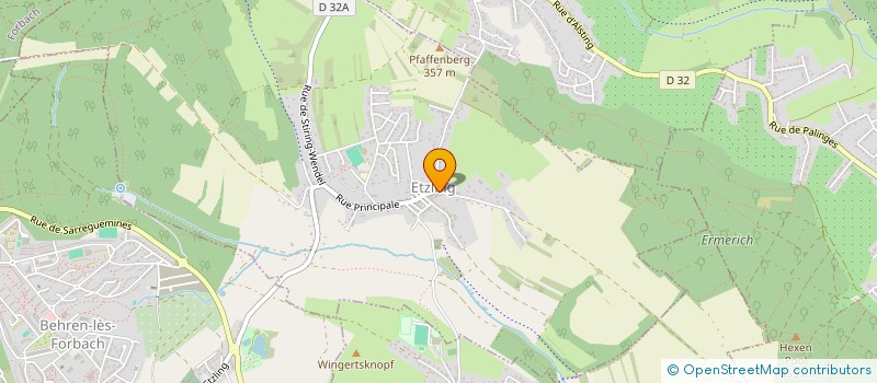 localisation de l'entreprise WHC  ETZLING