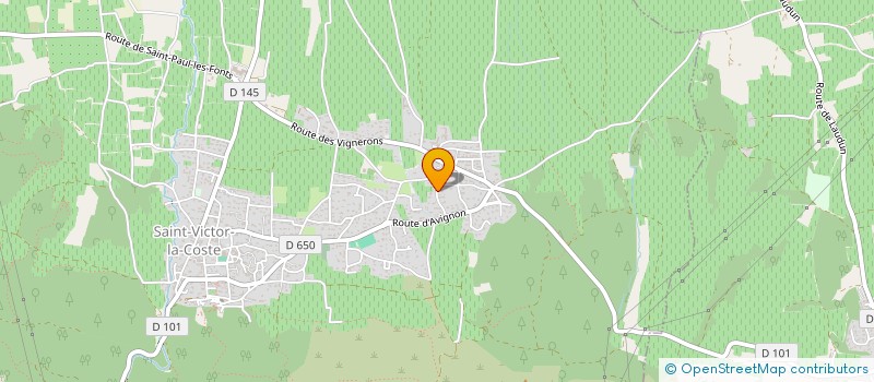 localisation de l'entreprise WHD IMMO  SAINT-VICTOR-LA-COSTE