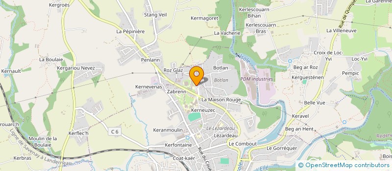 localisation de l'entreprise WHEEL LIFE  QUIMPERLE