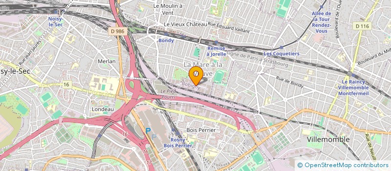 localisation de l'entreprise WHERE THE ACTION IS à BONDY