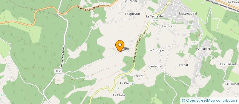 localisation de l'entreprise WHERO WHAANAU  LE BUISSON-DE-CADOUIN