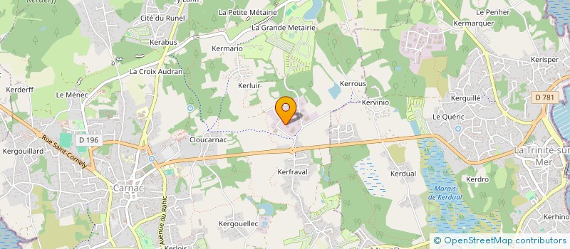 localisation de l'entreprise WHIMUP  CARNAC