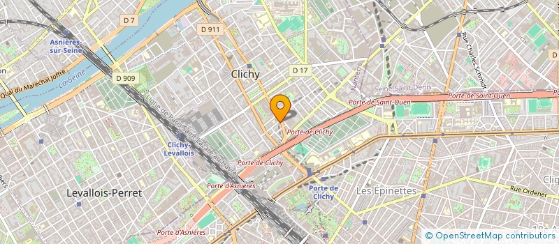 localisation de l'entreprise WHIP COURSES à CLICHY