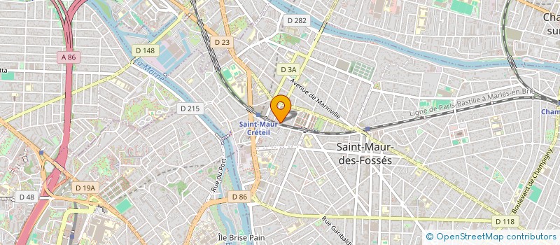 localisation de l'entreprise WHIPPET à ST MAUR DES FOSSES