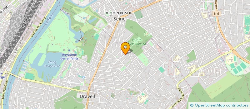 localisation de l'entreprise WHISCO à DRAVEIL
