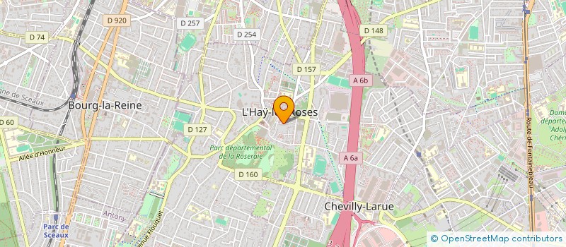 localisation de l'entreprise WHITE  L'HAY-LES-ROSES