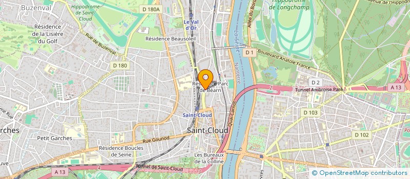 localisation de l'entreprise WHITE ALERT à SAINT-CLOUD