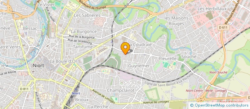 localisation de l'entreprise WHITE AVENIR  NIORT