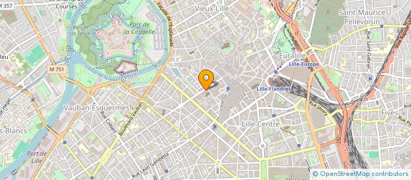 localisation de l'entreprise WHITE & BLUE  LILLE