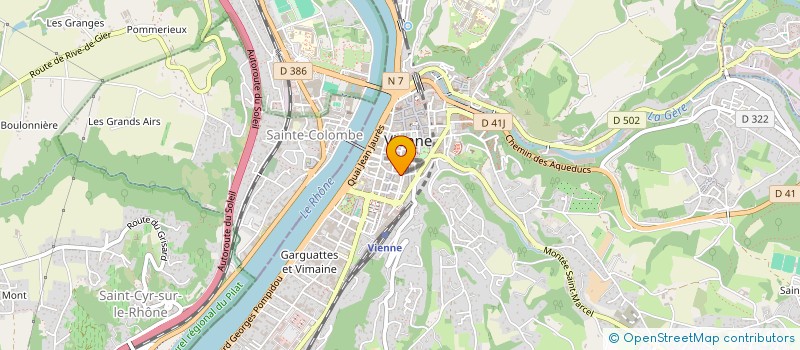 localisation de l'entreprise WHITE CLOUD à VIENNE