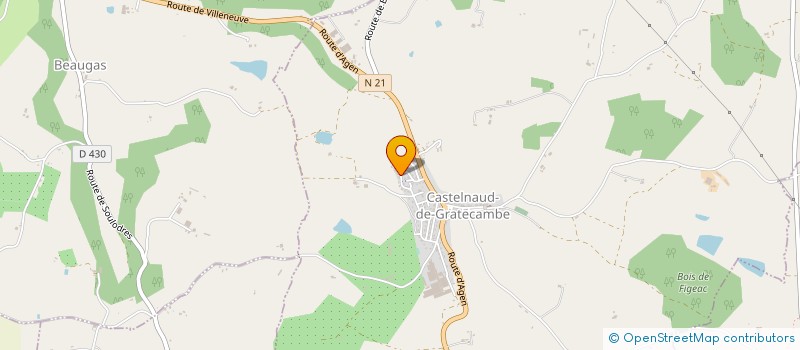 localisation de l'entreprise WHITE DECIBEL  CASTELNAUD-DE-GRATECAMBE