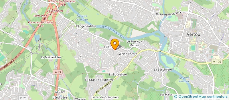 localisation de l'entreprise WHITE ELEPHANT MUSIC  VERTOU