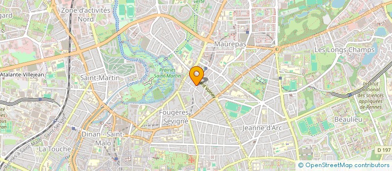 localisation de l'entreprise WHITE GARDEN  RENNES