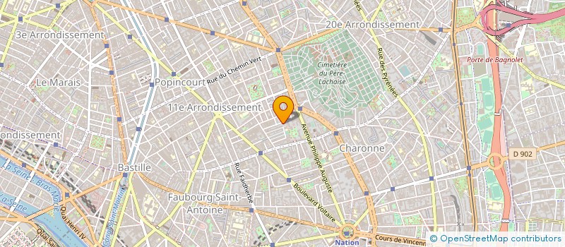 localisation de l'entreprise WHITE LIGHT FILMS & FINANCE  PARIS