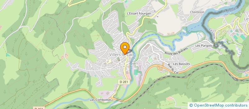 localisation de l'entreprise WHITE LISTE  VILLERS-LE-LAC