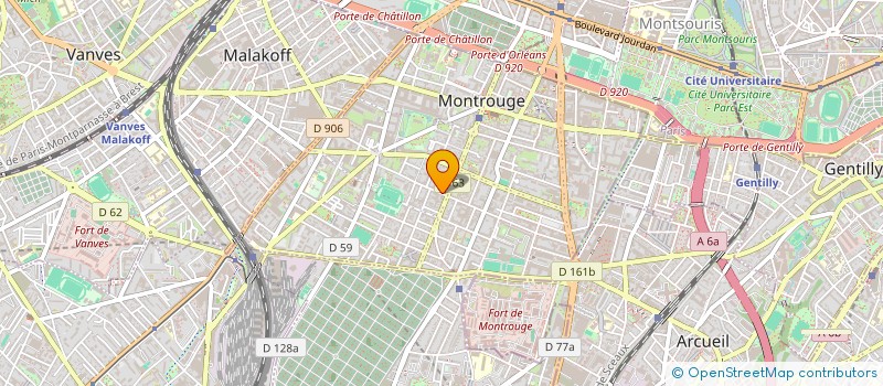 localisation de l'entreprise WHITE MONKEYS  MONTROUGE
