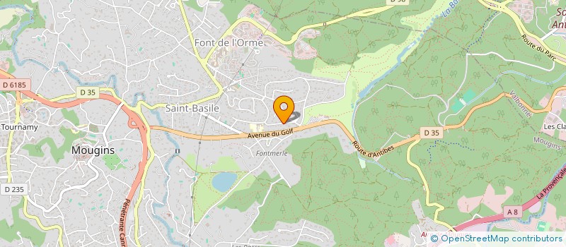 localisation de l'entreprise WHITE PEARL  MOUGINS