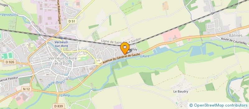 localisation de l'entreprise WHITE POINT  VERNEUIL D'AVRE ET D'ITON