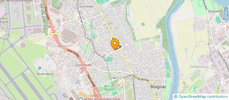 localisation de l'entreprise WHITE PROPRETE à BLAGNAC