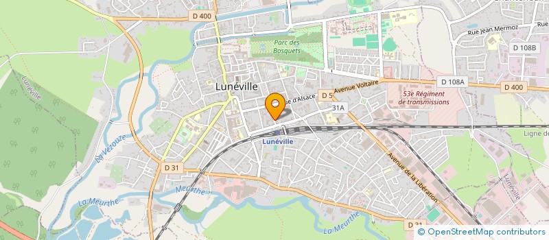 localisation de l'entreprise WHITE RABBIT  LUNEVILLE