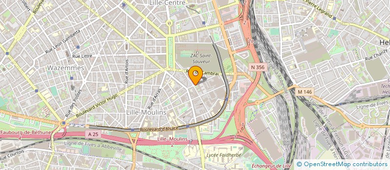 localisation de l'entreprise WHITE RABBIT PICTURES à LILLE