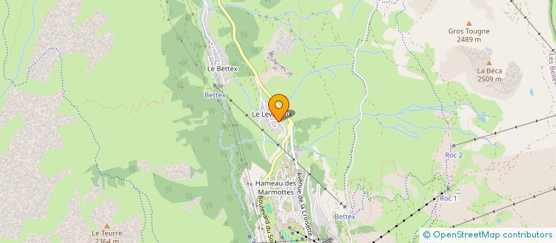 localisation de l'entreprise WHITE ROOM GROUP  LES BELLEVILLE