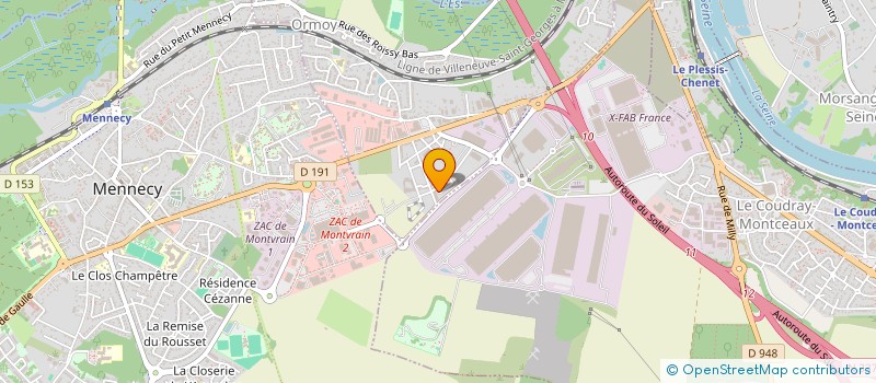 localisation de l'entreprise WHITE SHEEP PRODUCTION  ORMOY