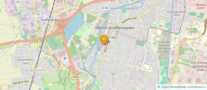 localisation de l'entreprise WHITE WAVE  ILLKIRCH-GRAFFENSTADEN