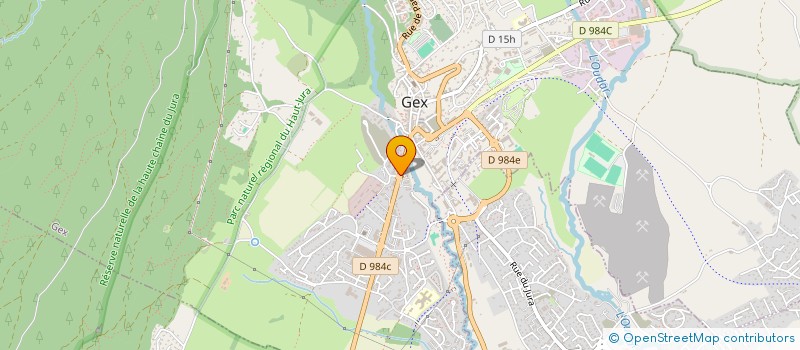 localisation de l'entreprise WHITE WINGS SARL  GEX