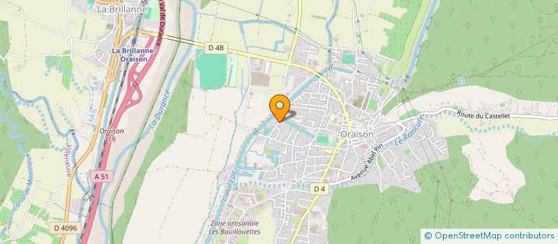 localisation de l'entreprise WHITEFATHER  ORAISON