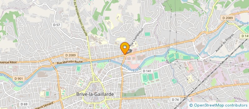 localisation de l'entreprise WHITEFOX  BRIVE-LA-GAILLARDE