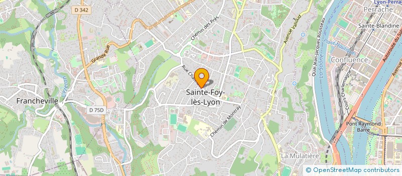 localisation de l'entreprise WHITEKITCHEN  SAINTE-FOY-LES-LYON