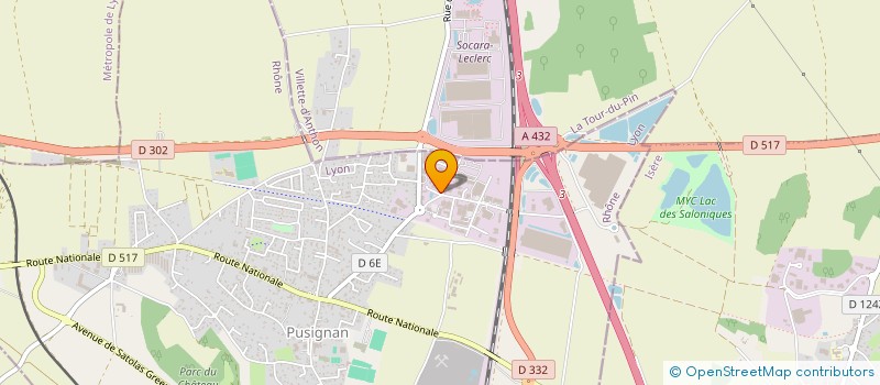 localisation de l'entreprise WHITESTONE SCI  PUSIGNAN