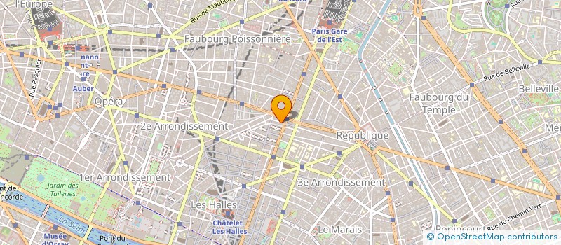 localisation de l'entreprise WHITNEY AFRO à PARIS