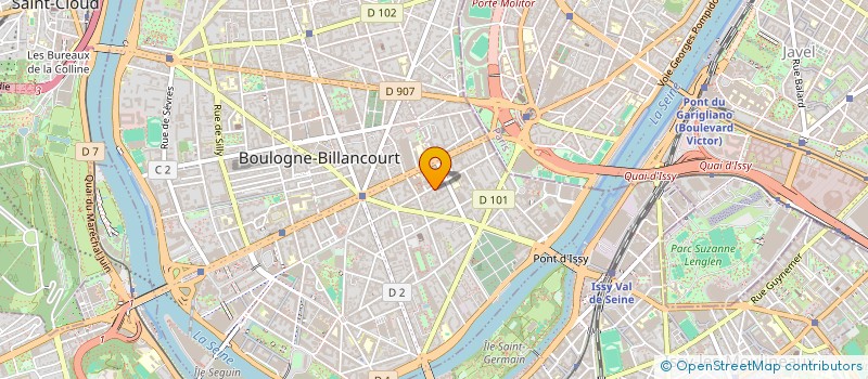 localisation de l'entreprise WHIZZER à BOULOGNE-BILLANCOURT