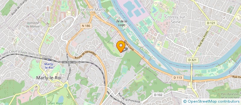 localisation de l'entreprise WHL à LOUVECIENNES