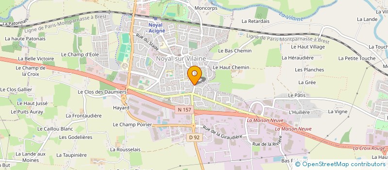 localisation de l'entreprise WHO'S JESSI PACAUD  NOYAL-SUR-VILAINE