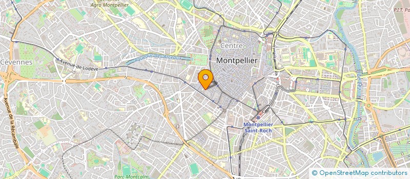 localisation de l'entreprise WHOOSH FILM à MONTPELLIER