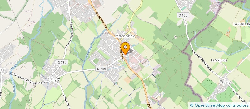 localisation de l'entreprise WHS  ORNEX